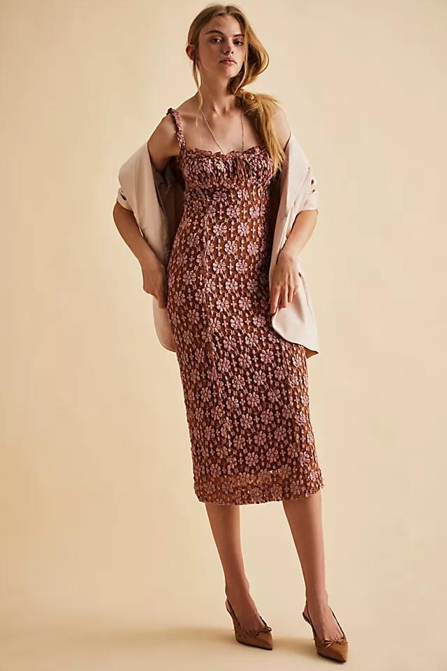 Lucinda Lace Midi Dress Product Image