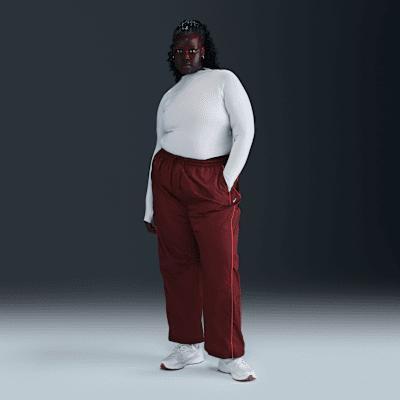 Nike Women's Windrunner High-Waisted Woven Open-Hem Pants (Plus Size) Product Image