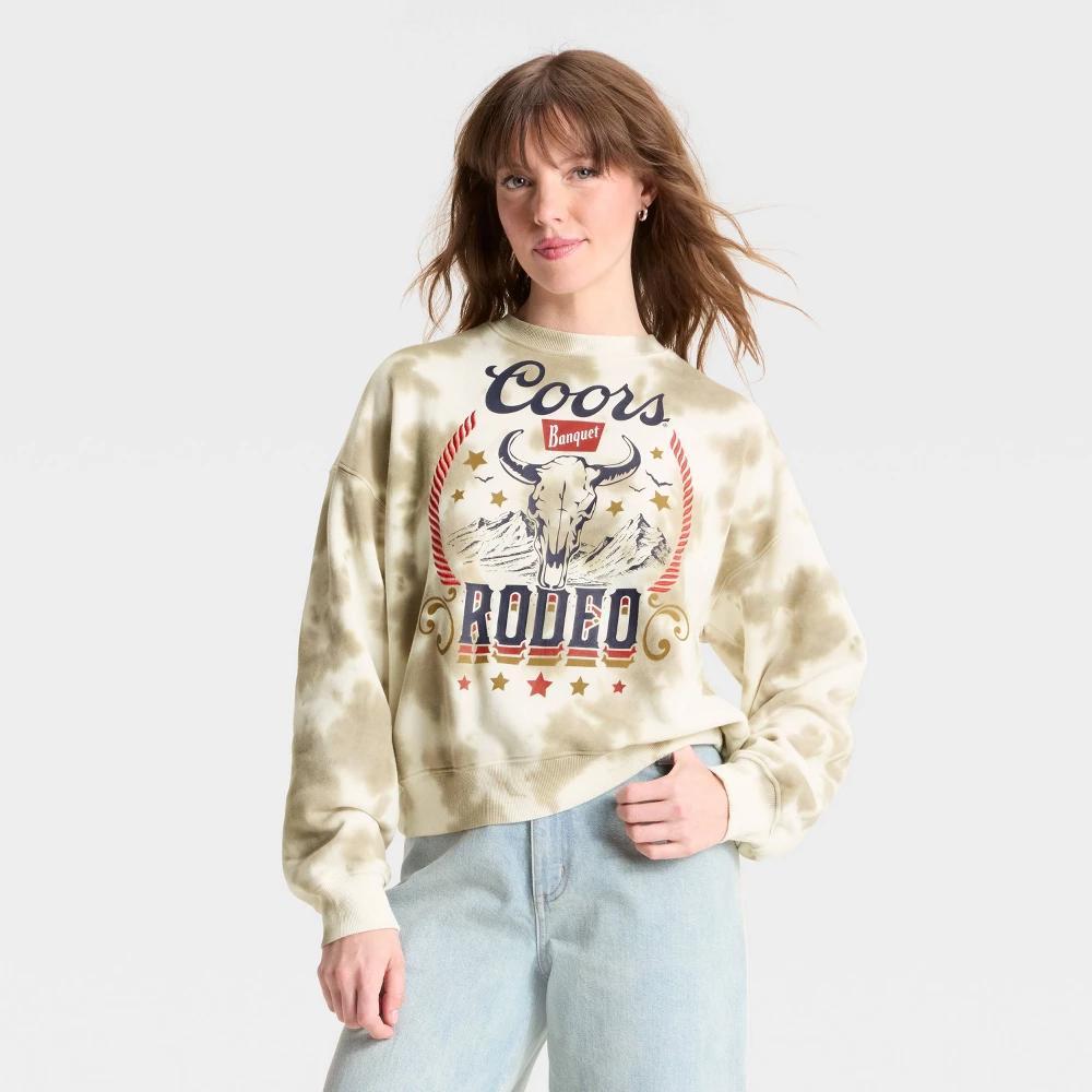 Women's Coors Rodeo Graphic Sweatshirt - Brown Product Image
