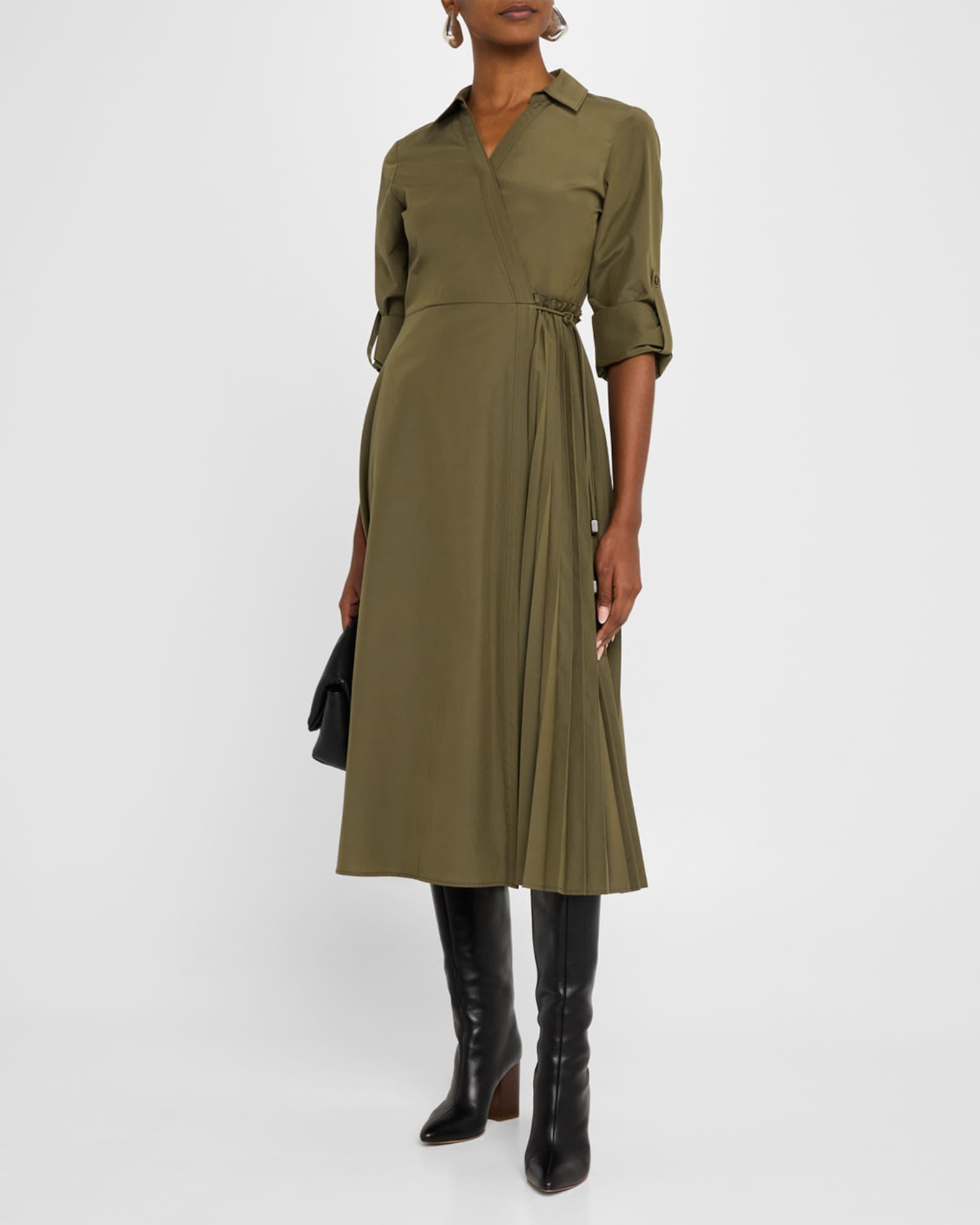 Shivon Midi Wrap Dress Product Image