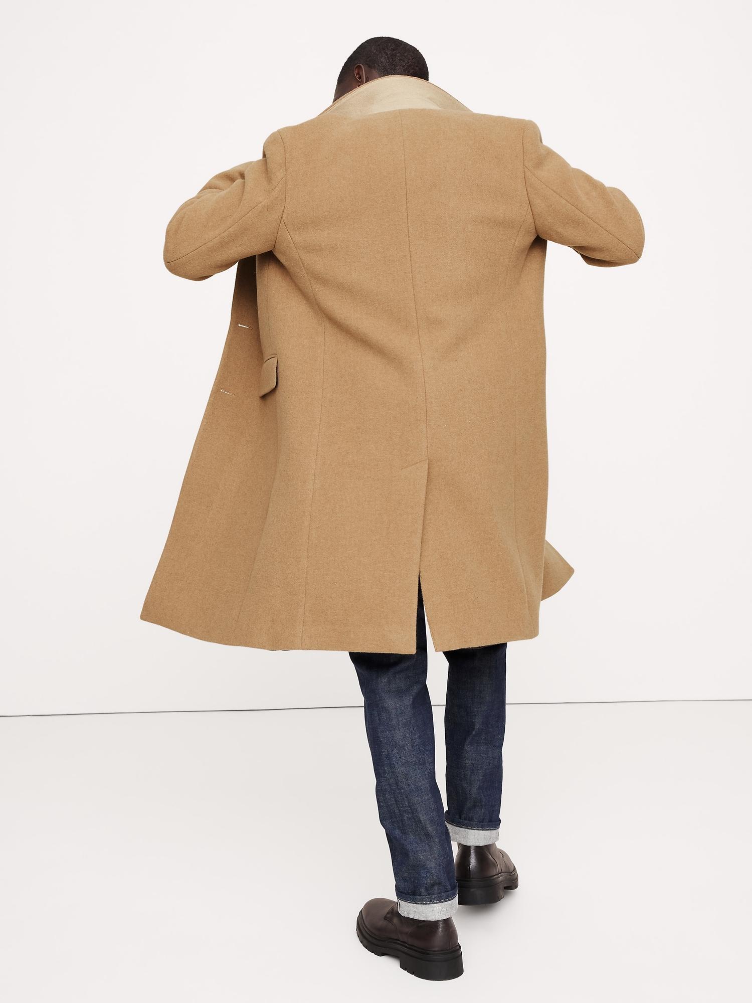 Italian Melton Topcoat Product Image