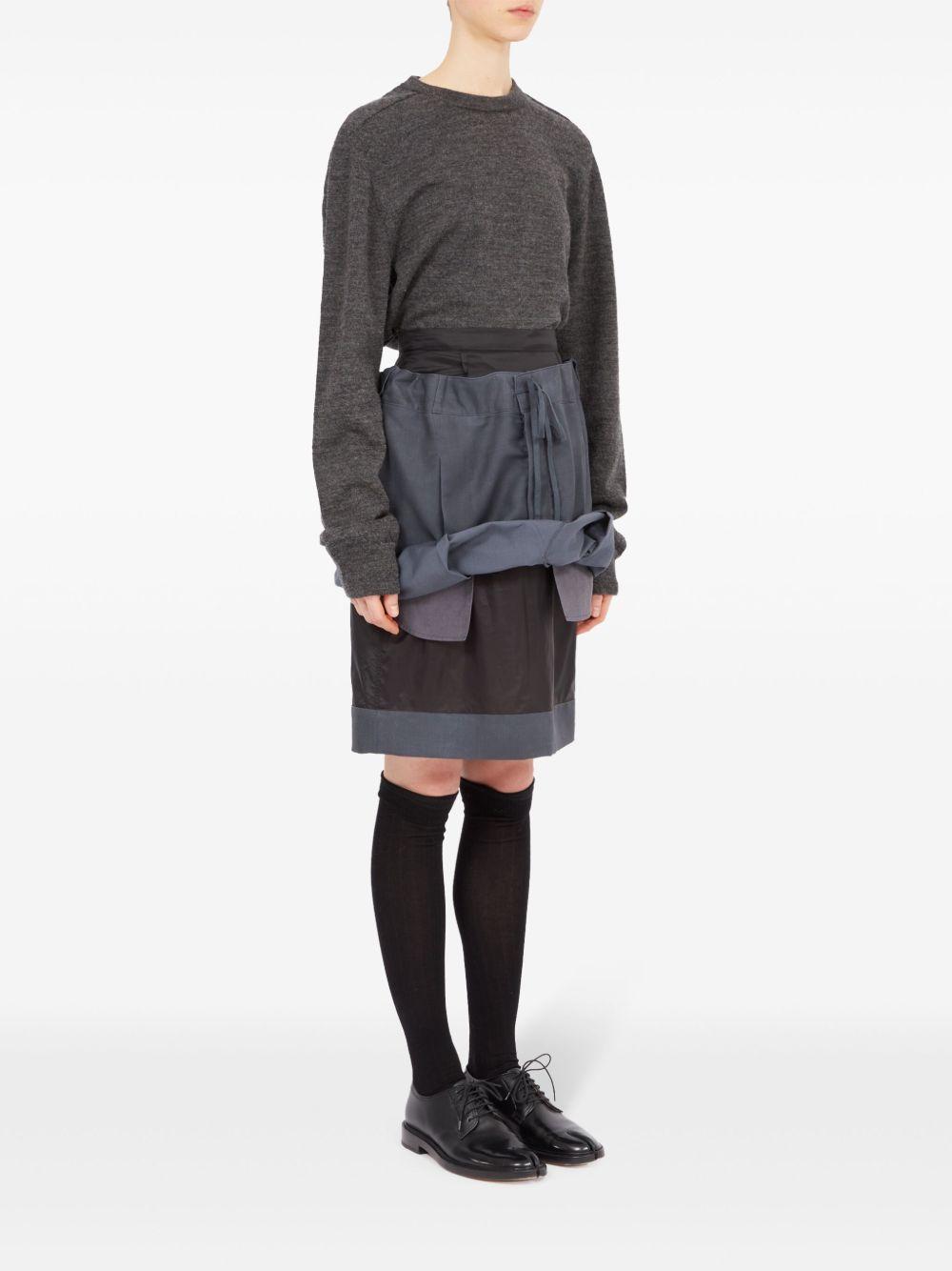 layered knee-length skirt Product Image