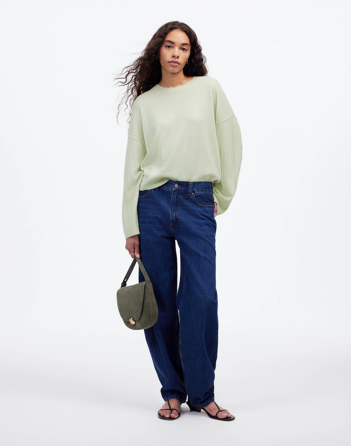 Cashmere Boxy Sweater Product Image