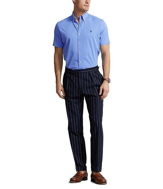 Polo Ralph Lauren Classic Fit Performance Stretch Short Sleeve Twill Woven Shirt Product Image