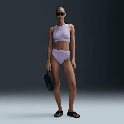 Nike Swim Elevated Essential Women's High-Waisted Bikini Bottom Product Image
