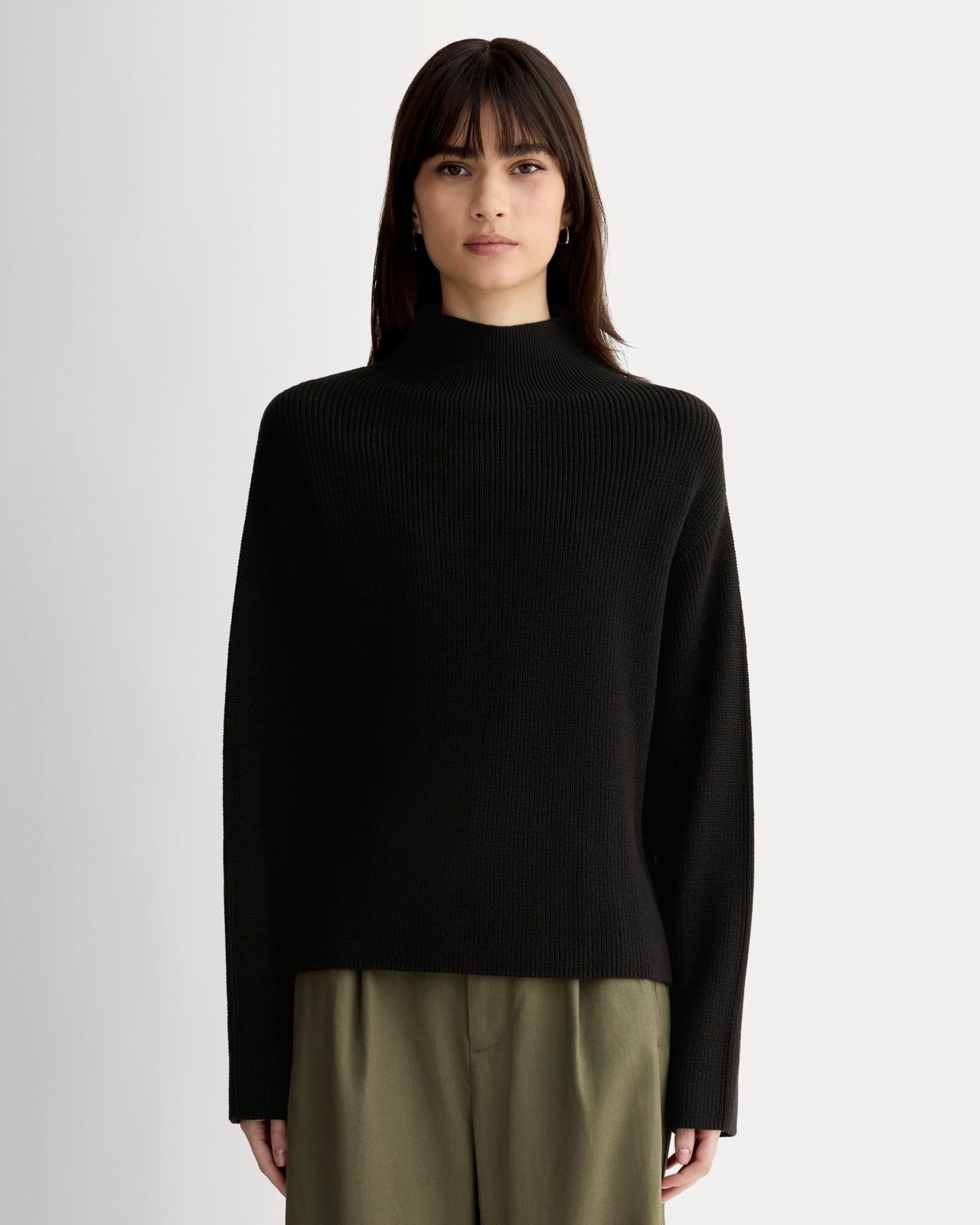 The Slouchy Funnel Neck in Everyday Cotton Product Image