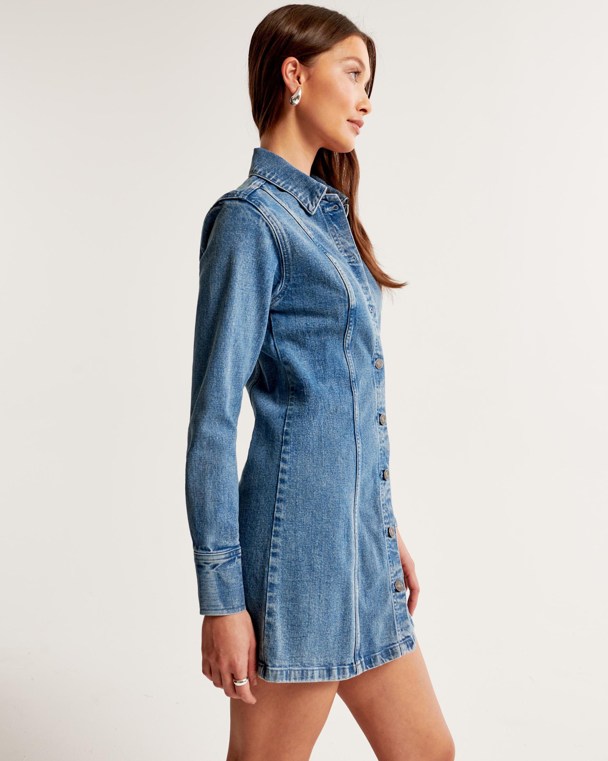 Denim Shirt Dress Product Image