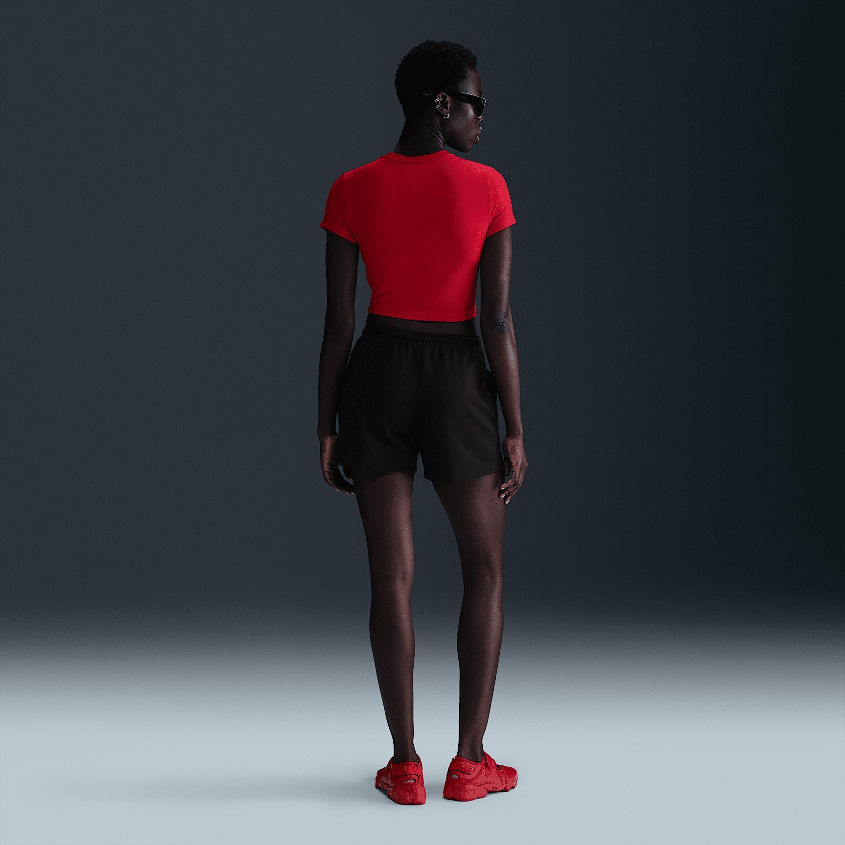 Women's Nike Sportswear Chill Knit Slim Cropped Graphic T-Shirt Product Image
