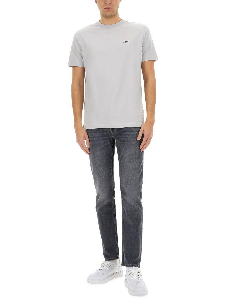 HUGO BOSS T-shirt With Logo In Grey Product Image