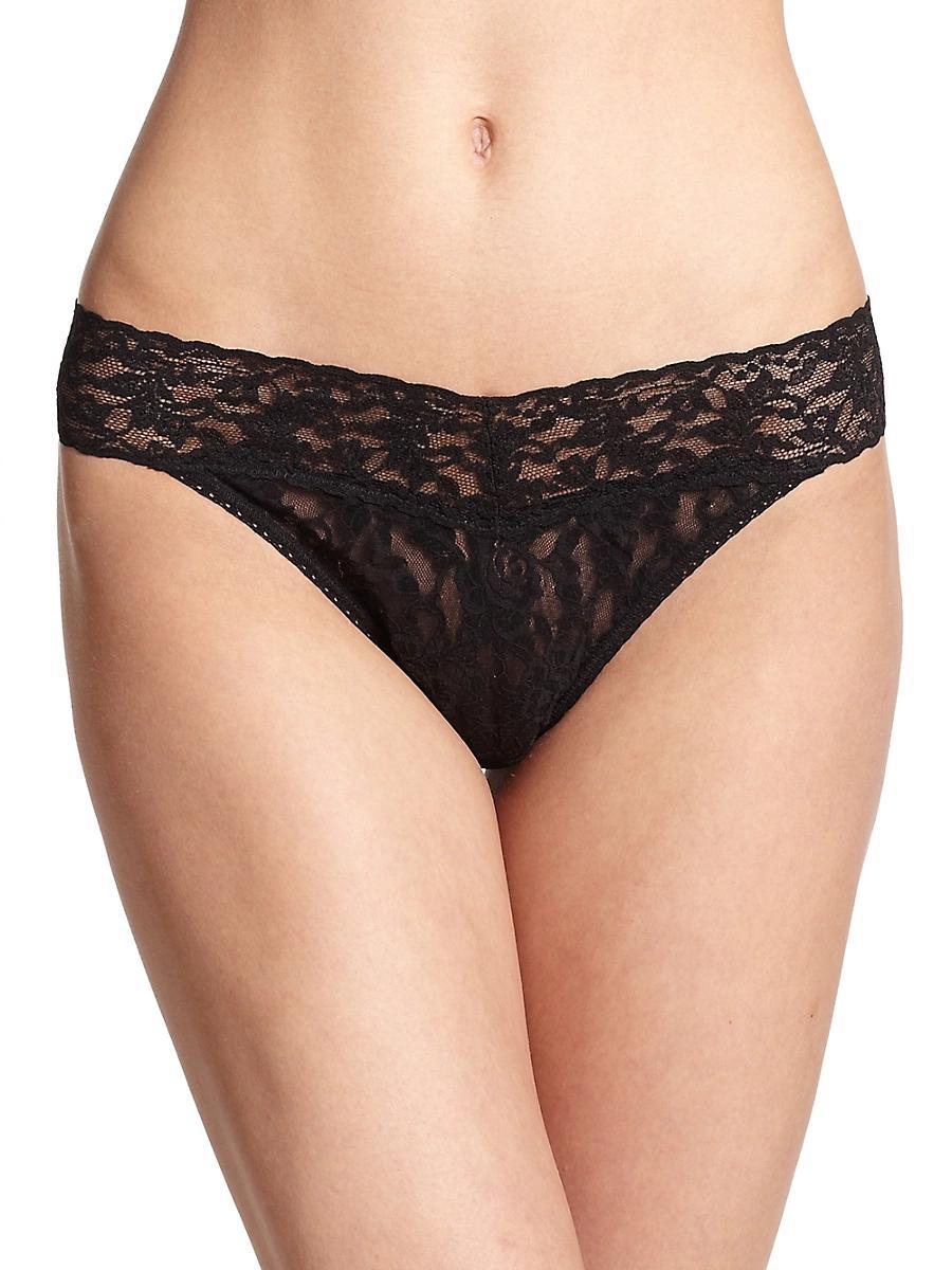 Signature Lace Original-Rise Rolled Thong Product Image
