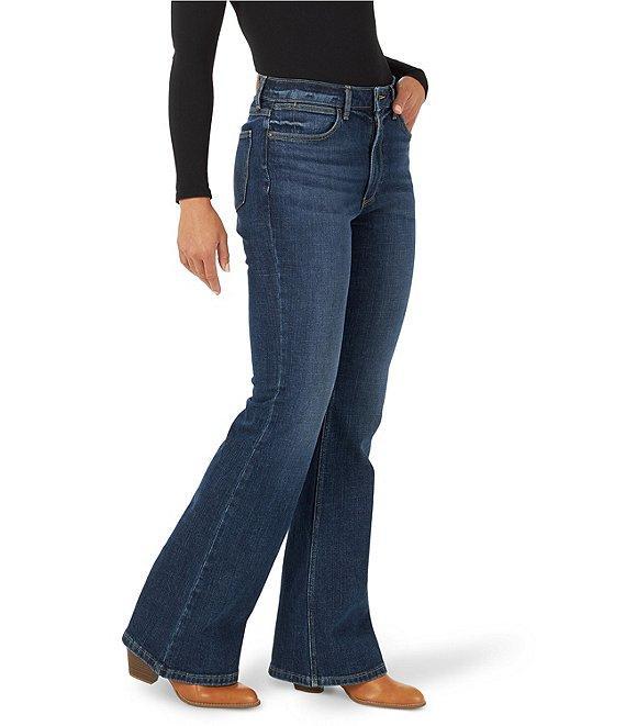 Wrangler High Rise Fierce Flare Jeans Product Image
