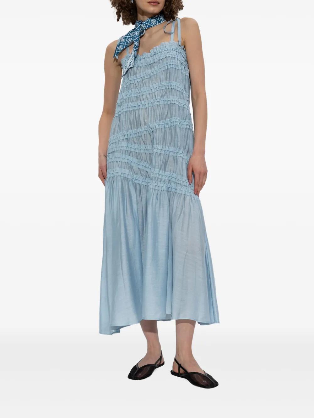 shirred midi dress Product Image