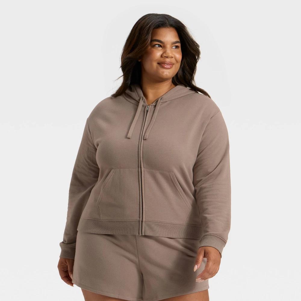 Women's Fleece Zip-Up Sweatshirt - Auden™ Product Image