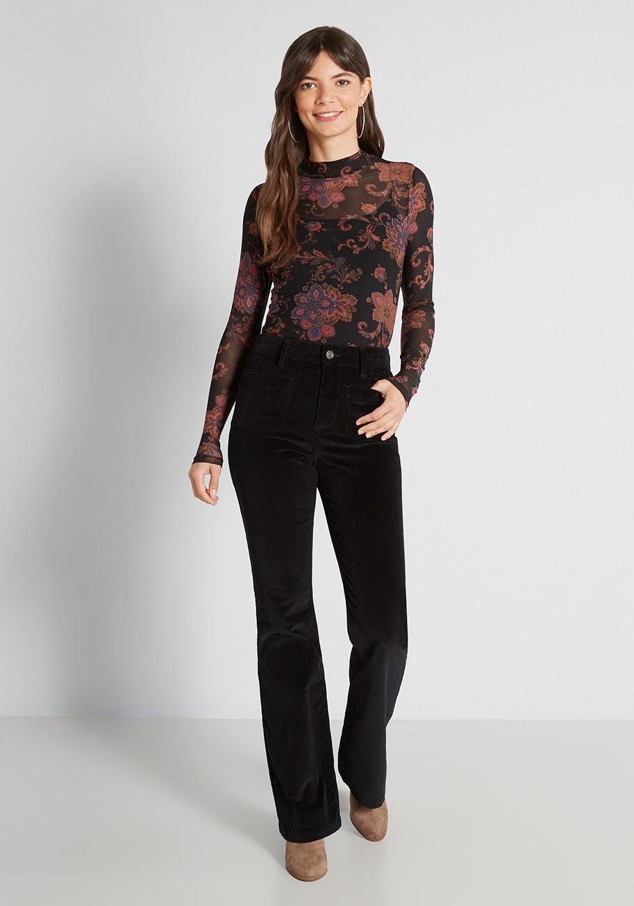 Mariner Days Corduroy Flared Jeans Product Image