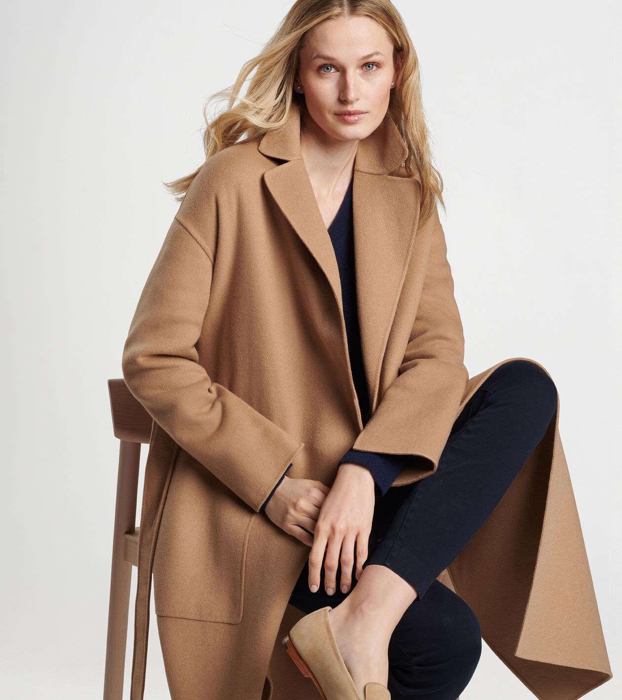 Women's Artisan Crafted Cashmere Topcoat Product Image