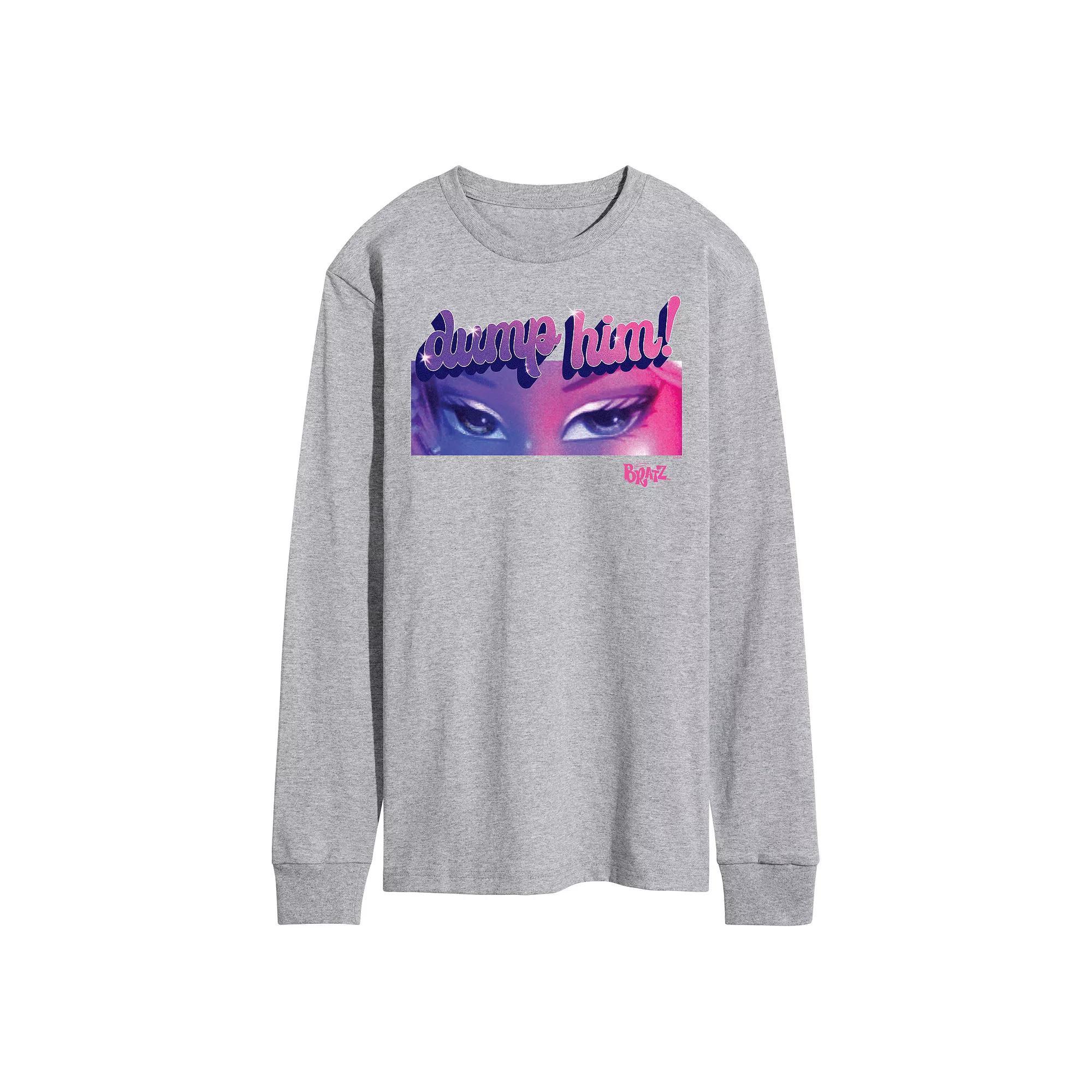 Mens Bratz Dump Him Long Sleeve Graphic Tee Product Image