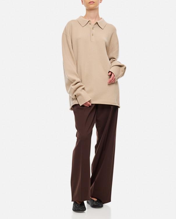 EXTREME CASHMERE Marylebone Cashmere Polo Shirt In Beige Product Image