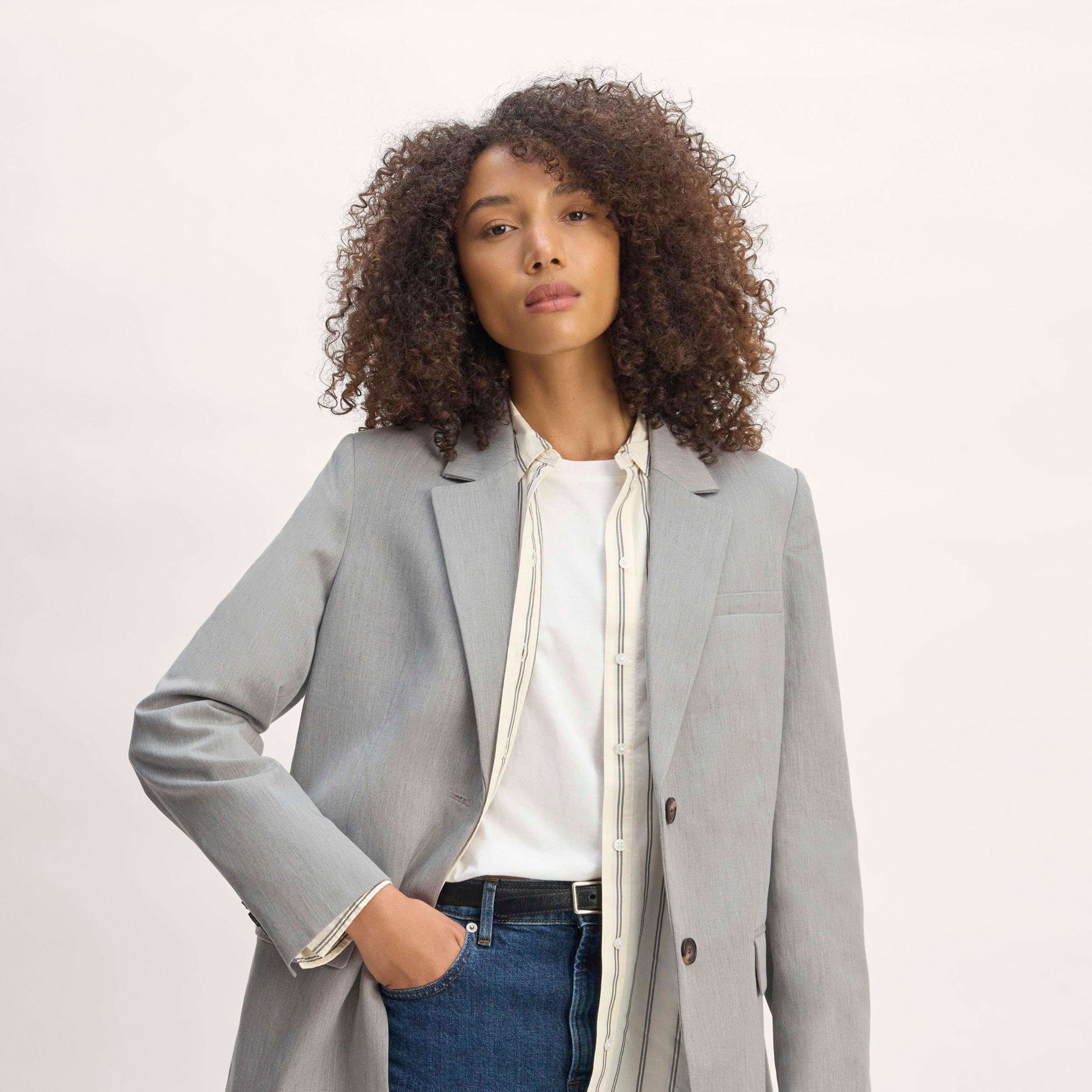 The Oversized Blazer in Buttersmooth Product Image