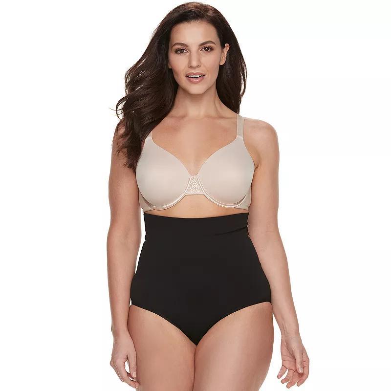 Plus Size Lunaire Firm Control Shapewear High-Waist Brief 3253HL, Women's, Size: 4XL, Black Product Image