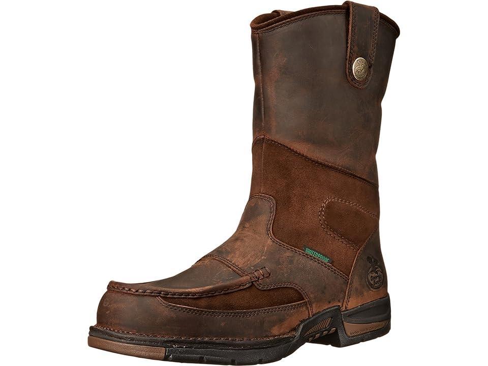 Georgia Boots Athens Men's 10-in. Waterproof Wellington Work Boots, Size: 8 Medium, Brown Product Image