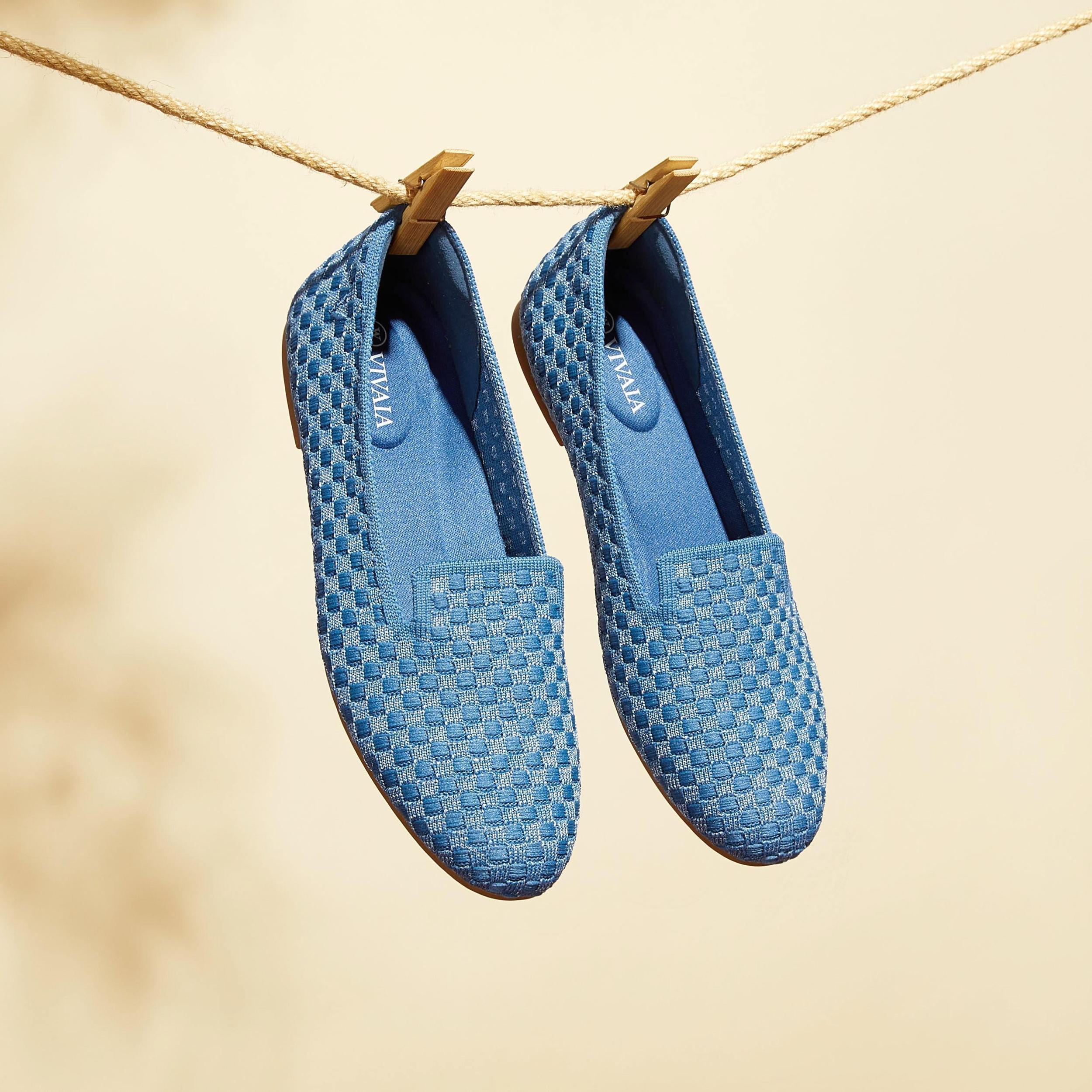 Round-Toe Woven Knit Loafer (Audrey) Product Image