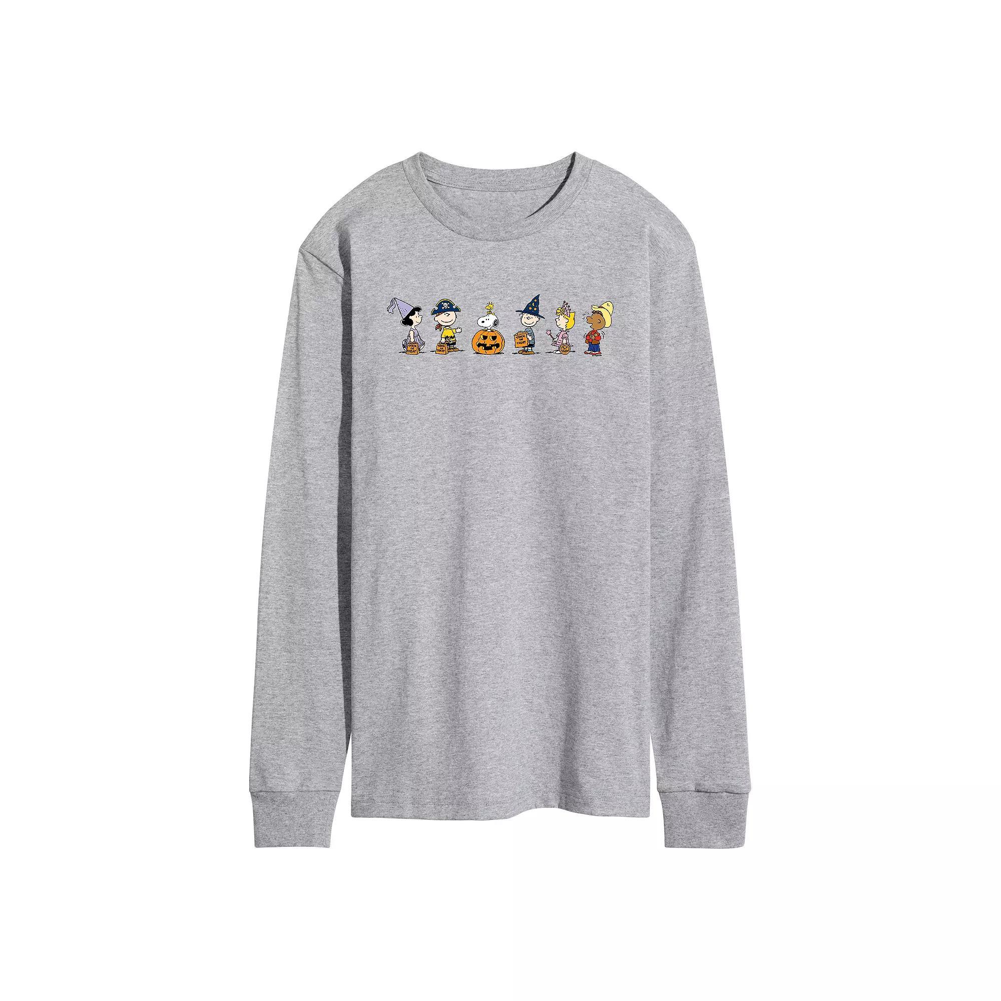 Mens Dr. Seuss The Grinch Surf Retro Long Sleeve Graphic Tee Grey Gray Product Image
