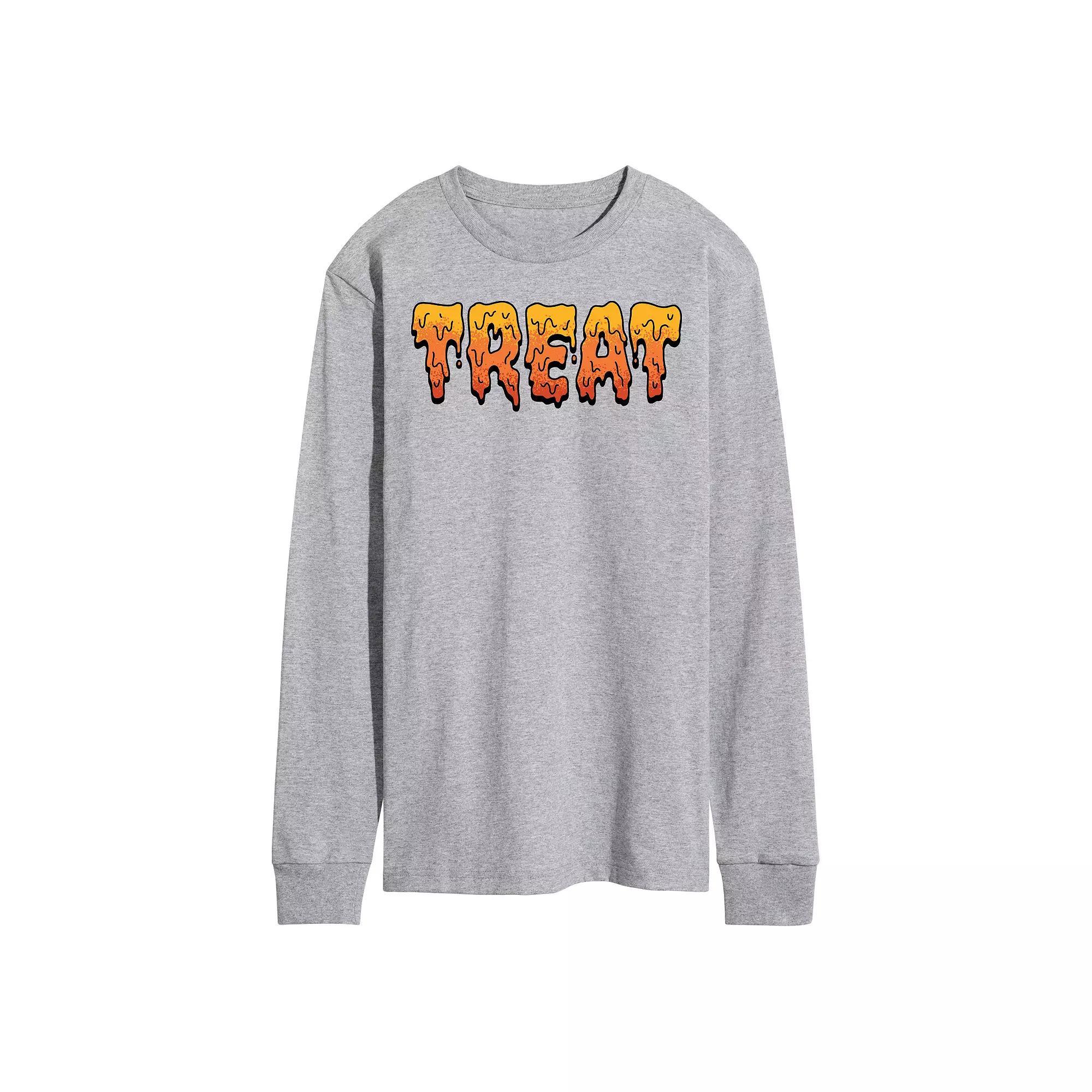 Mens Treat Long Sleeve Graphic Tee Product Image