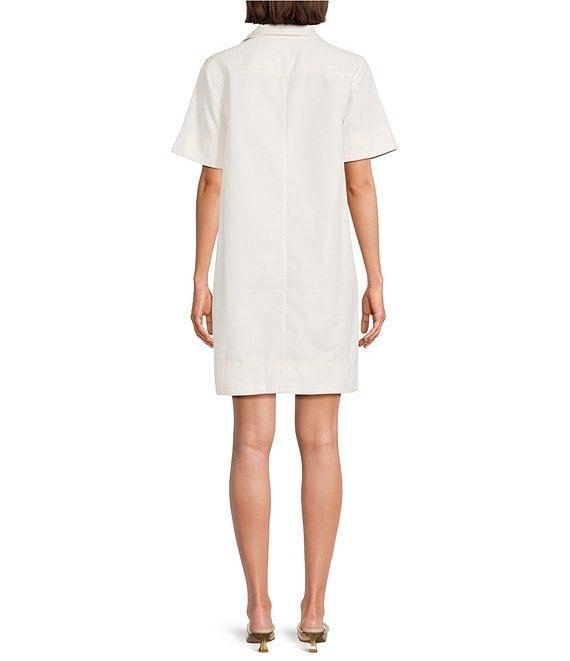 Tommy Bahama Utility Twill Jonny Collar Short Sleeve Shift Dress Product Image