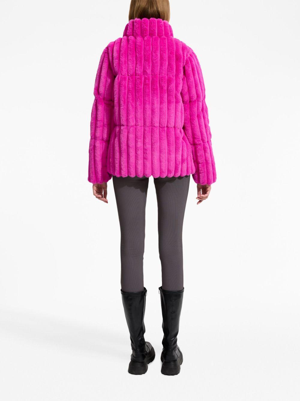 Recurrence faux-fur puffer packet Product Image