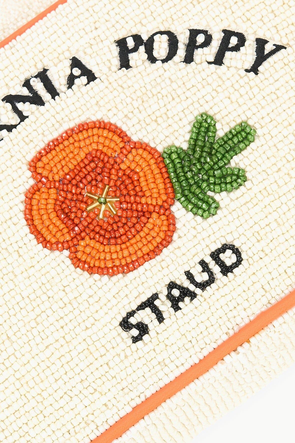 TOMMY BEADED BAG | CALIFORNIA POPPY Product Image