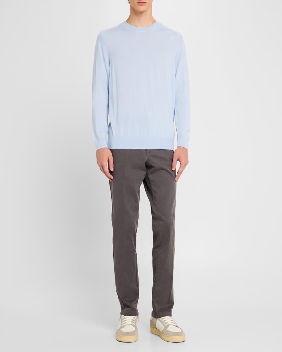 Mens Overo Wool Mix Crewneck Sweater Product Image