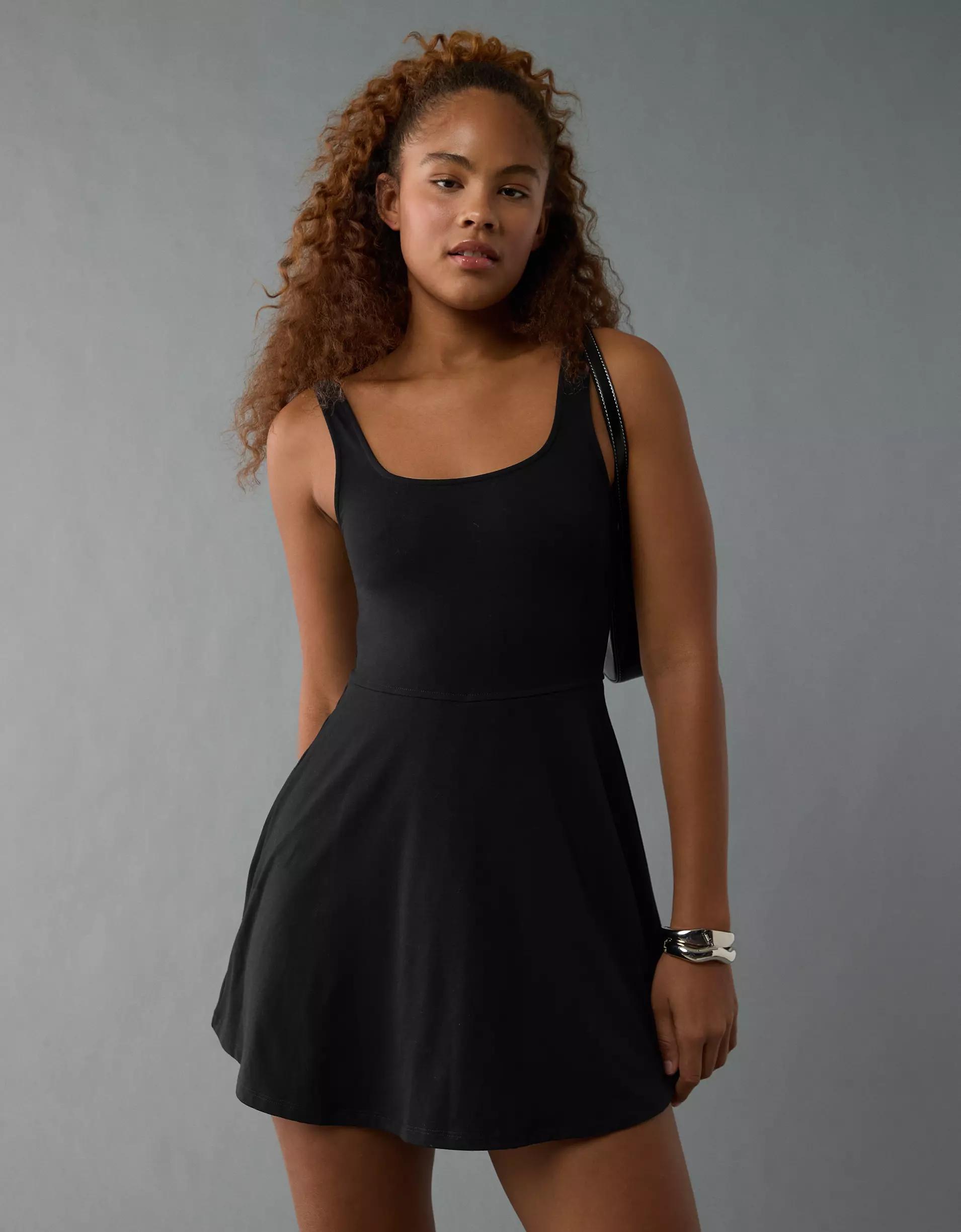 AE Knit Fit & Flare Mini Skort Dress Product Image
