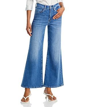 Frame Le Slim Palazzo High Rise Wide Leg Jeans in Drizzle Product Image
