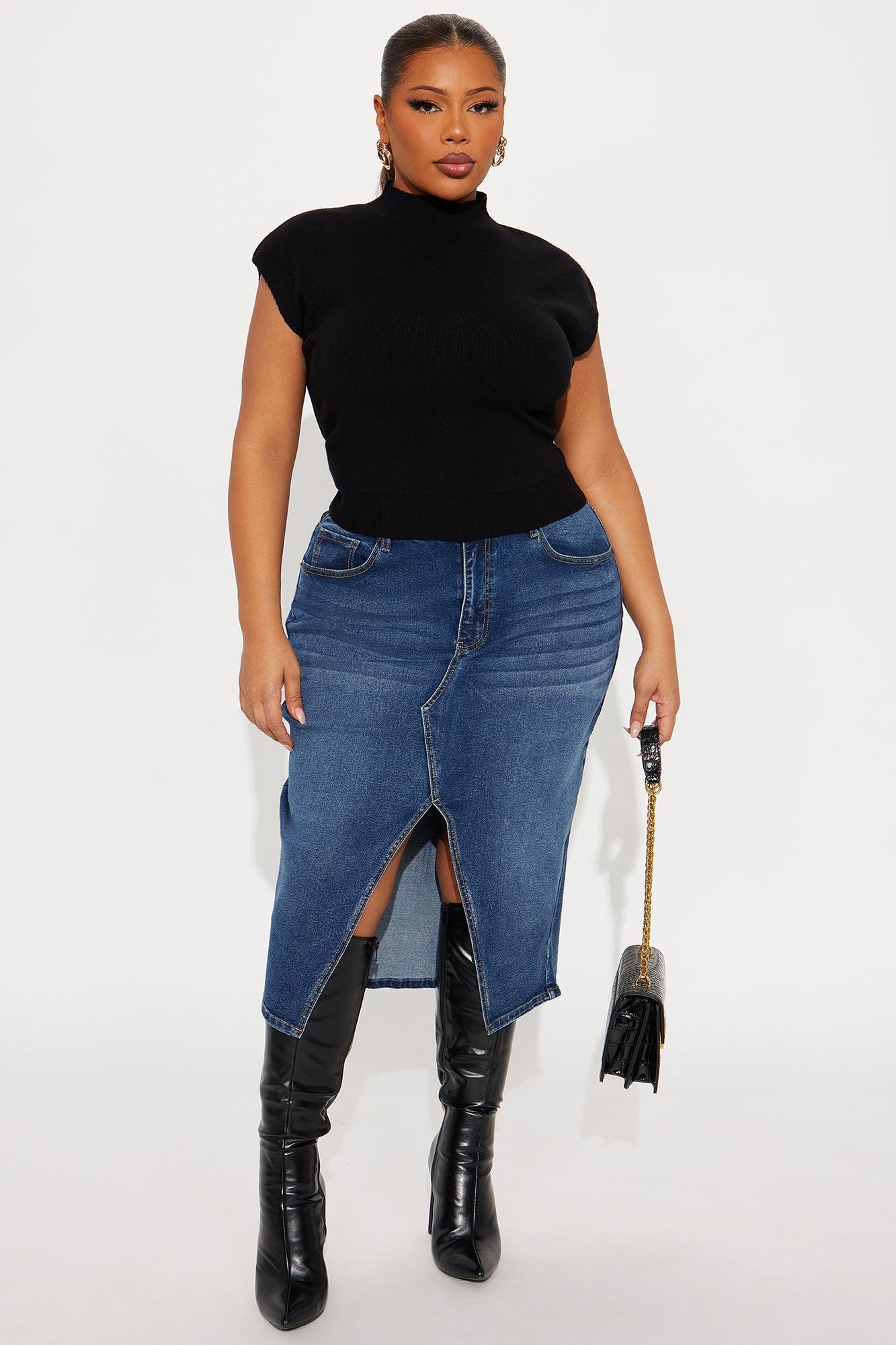 The Florence Vest Top - Black Product Image