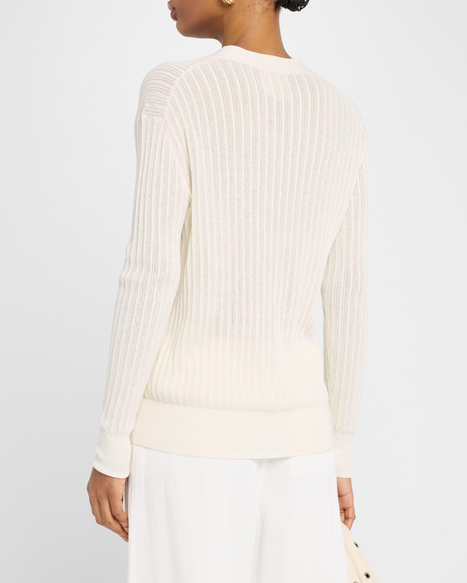 Pointelle-Knit Cardigan Product Image
