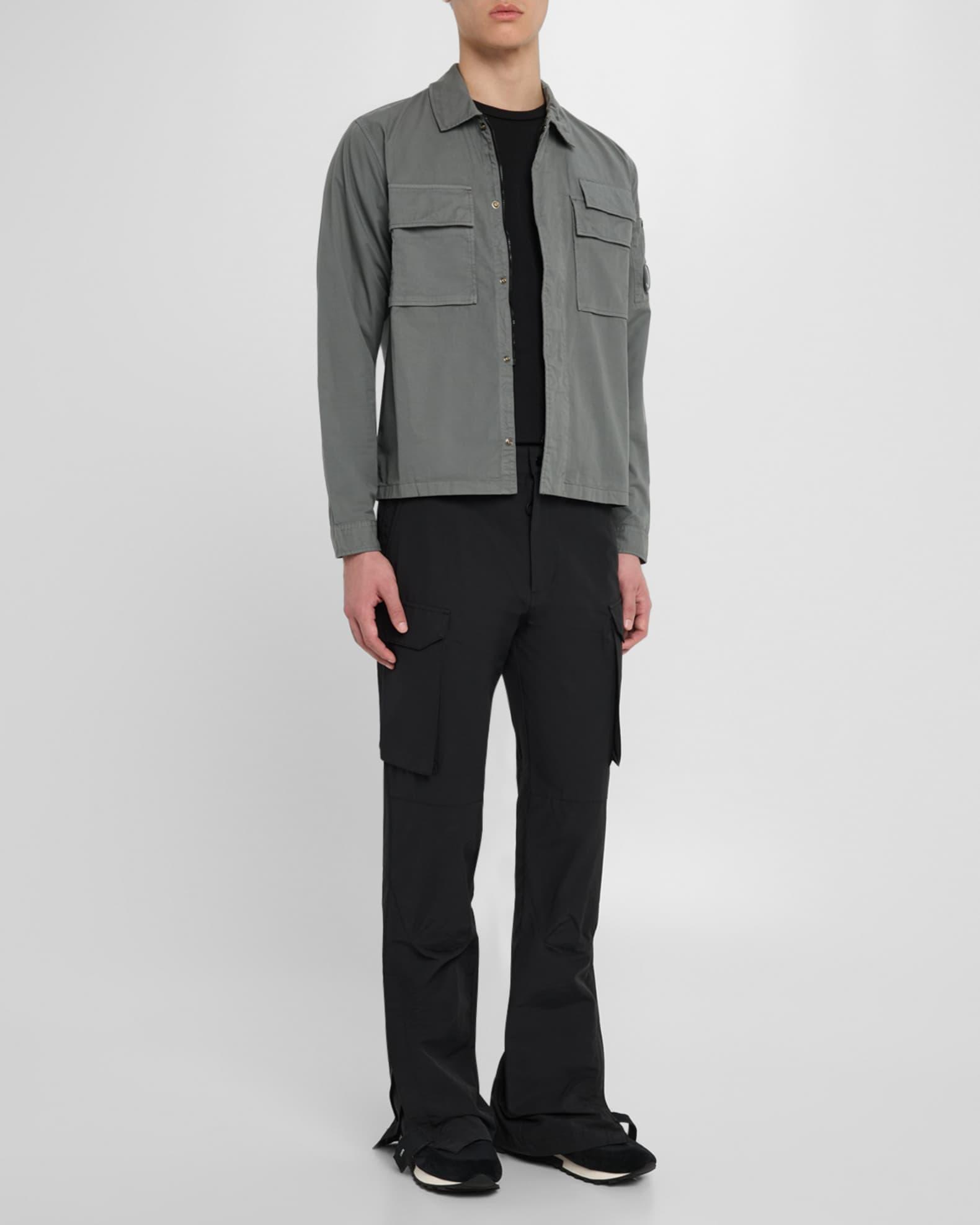 Mens Gabardine Lens Overshirt Product Image