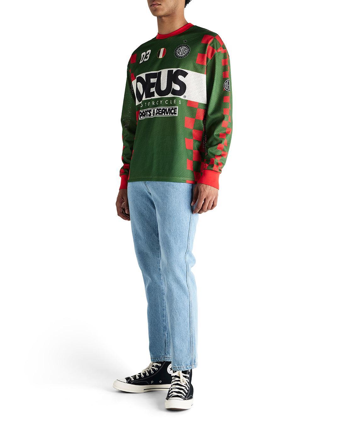 Overlap Moto Jersey - Green Bee Product Image