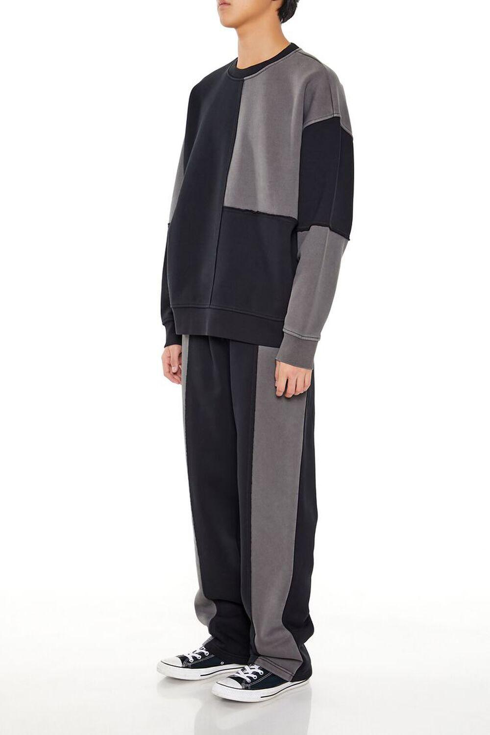 Fleece Colorblock Sweatpants | Forever 21 Product Image
