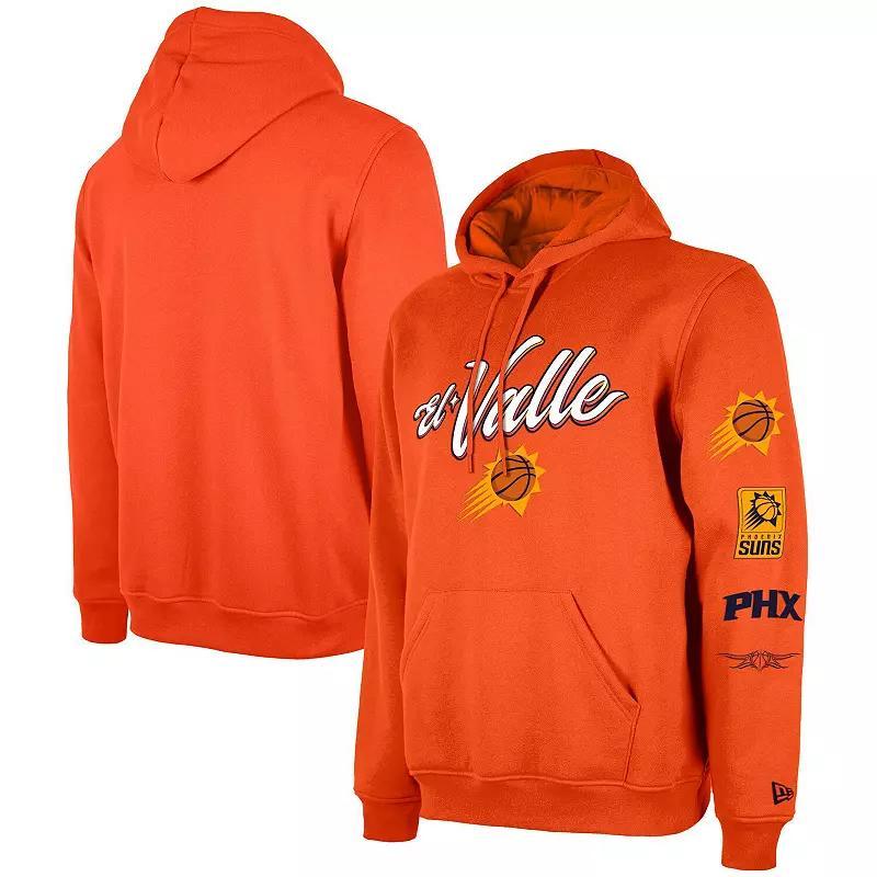 Men's New Era Red Miami Heat 2023/24 City Edition Big & Tall Pullover Hoodie, Size: 2XB Product Image