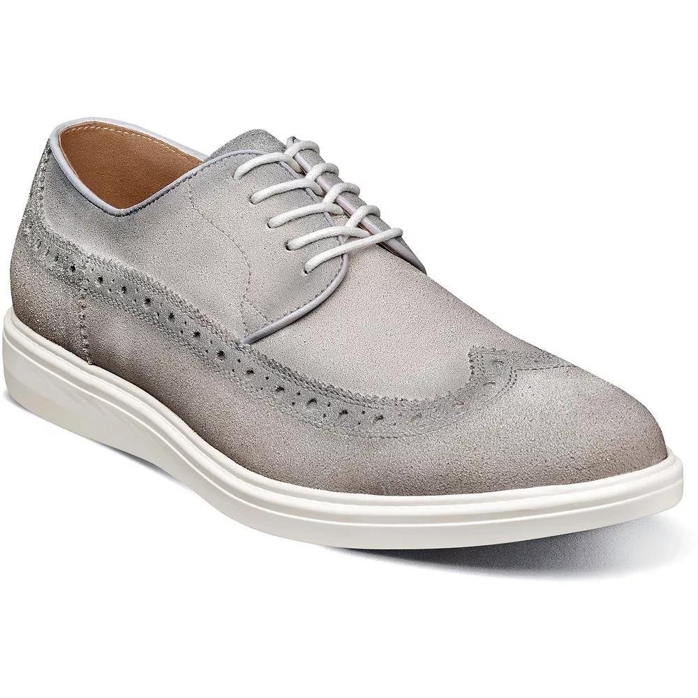 Stacy Adams Trudell Men's Wingtip Oxfords, Size: 9.5, Light Gray Product Image
