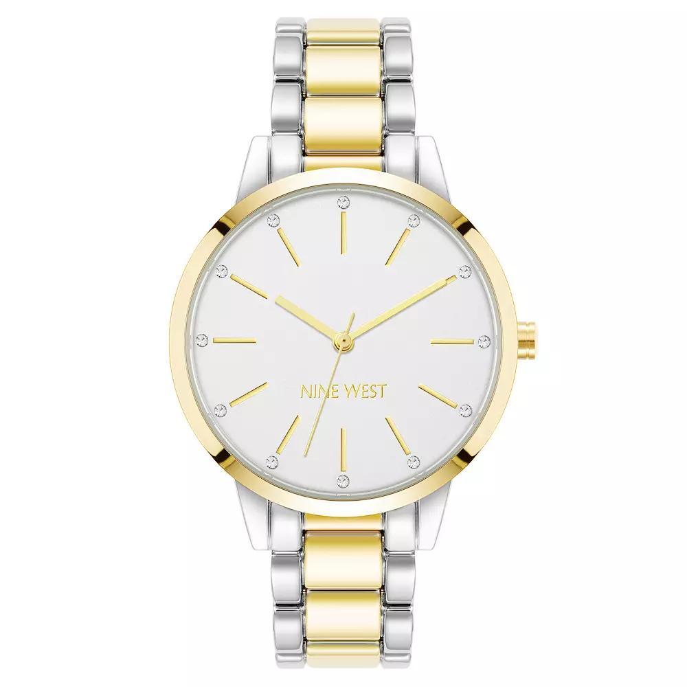 Nine West Women's Polished Bracelet Watch, Size: 36MM, Two Tone Product Image