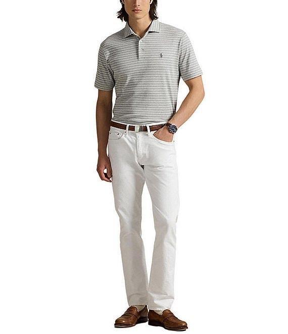 Polo Ralph Lauren Big & Tall Classic Fit Soft Cotton Stripe Short Sleeve Polo Shirt Product Image
