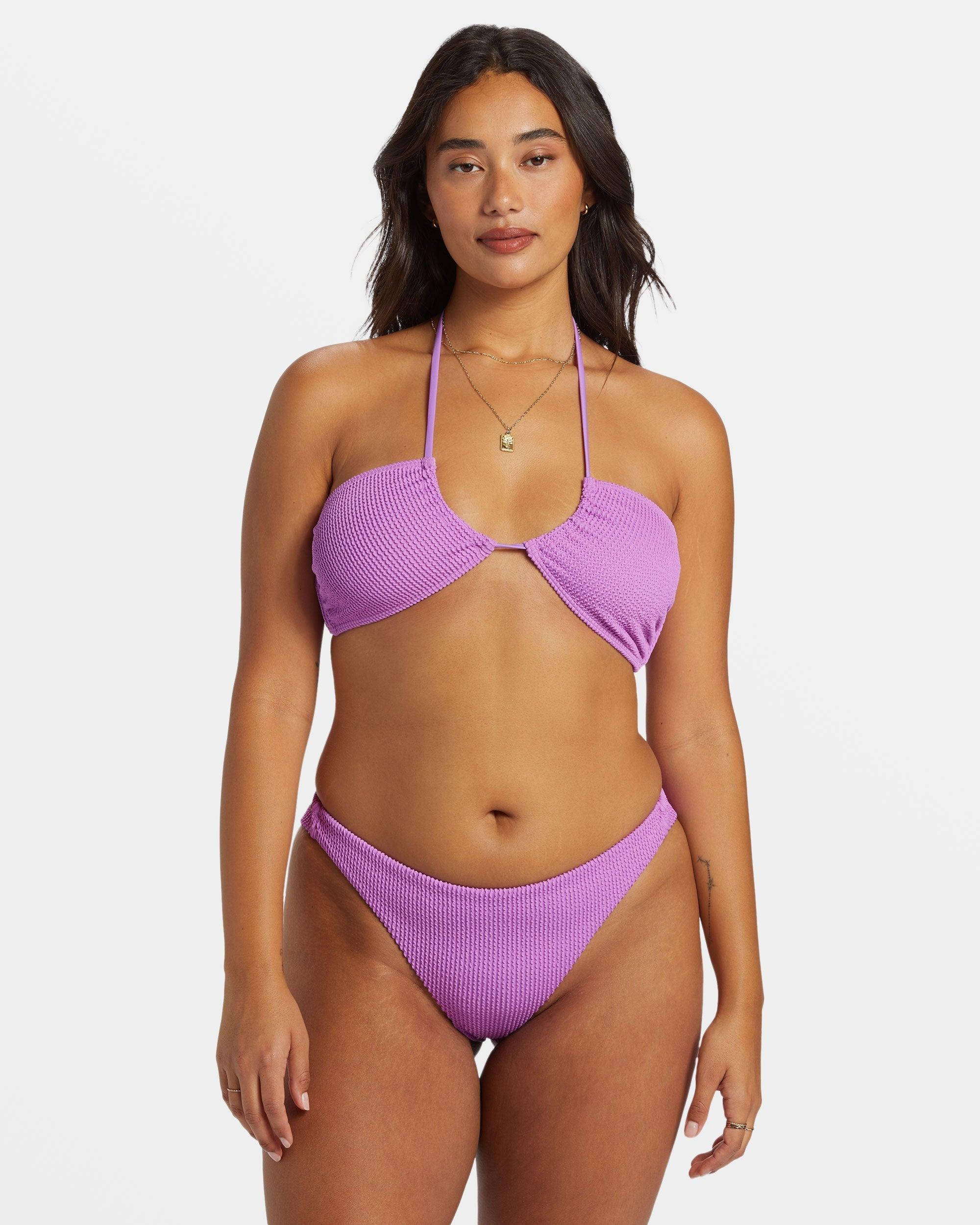 Summer High Multi-Way Bandeau Bikini Top - Bright Orchid Female Product Image