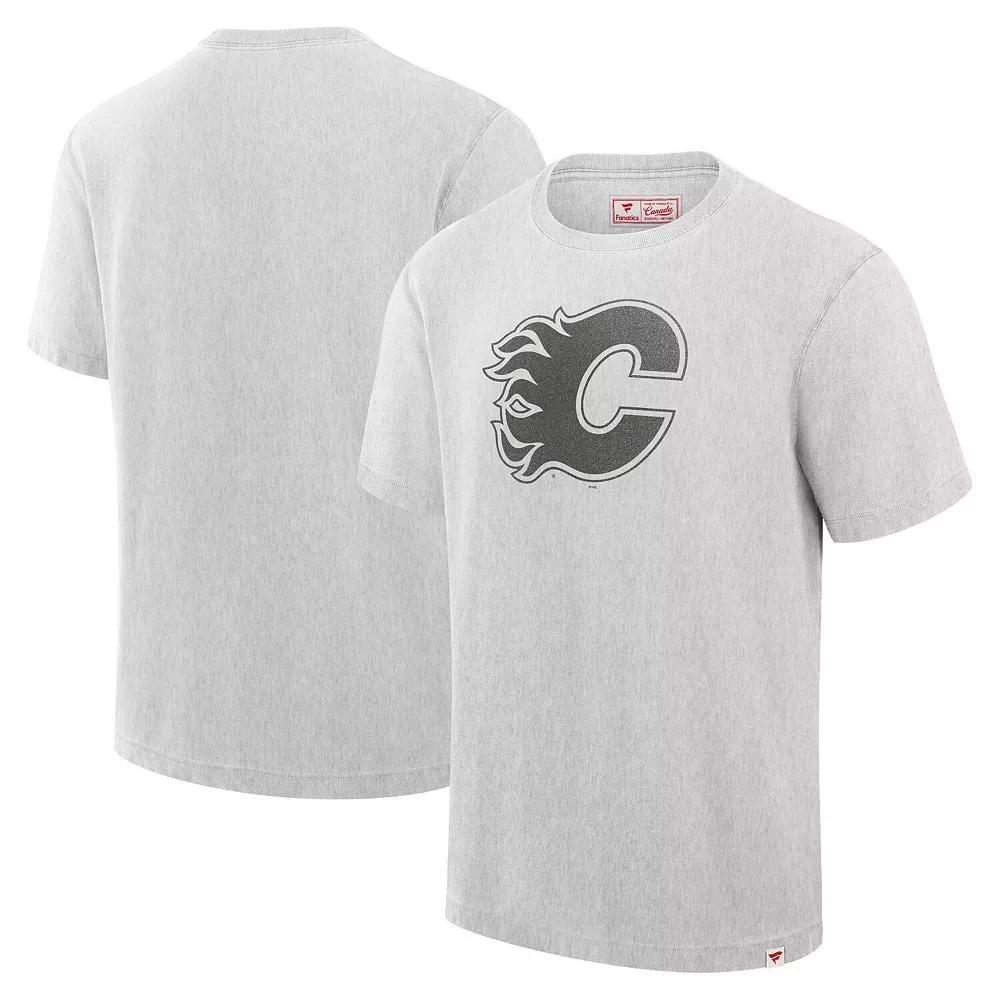 Men's Fanatics Cream Calgary Flames T-Shirt, Size: Large, Flm Beige Product Image