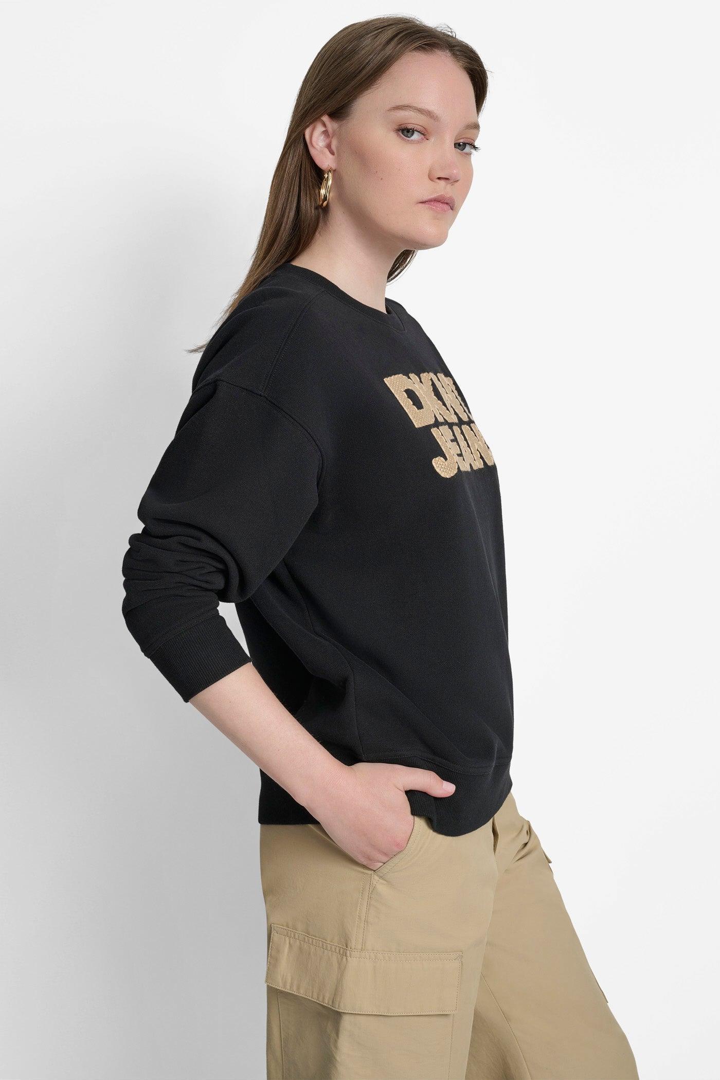 STACKED BASKETWEAVE LOGO SWEATSHIRT Product Image