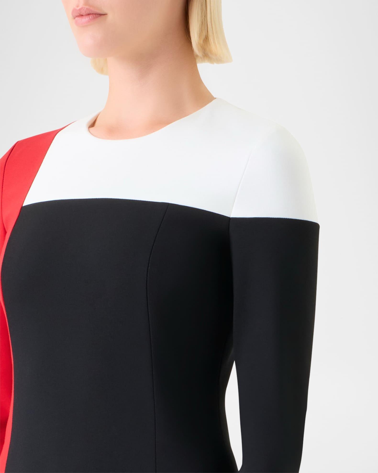Colorblock Signature Viscose Stretch Jersey Mini Dress Product Image