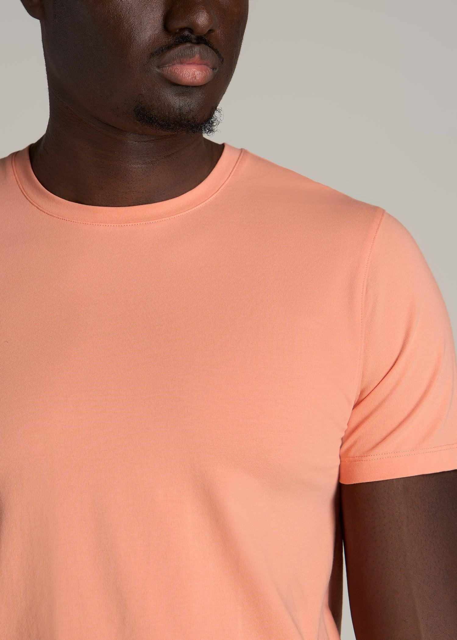 The Essential MODERN-FIT Crewneck Tee for Tall Men in True Navy Product Image