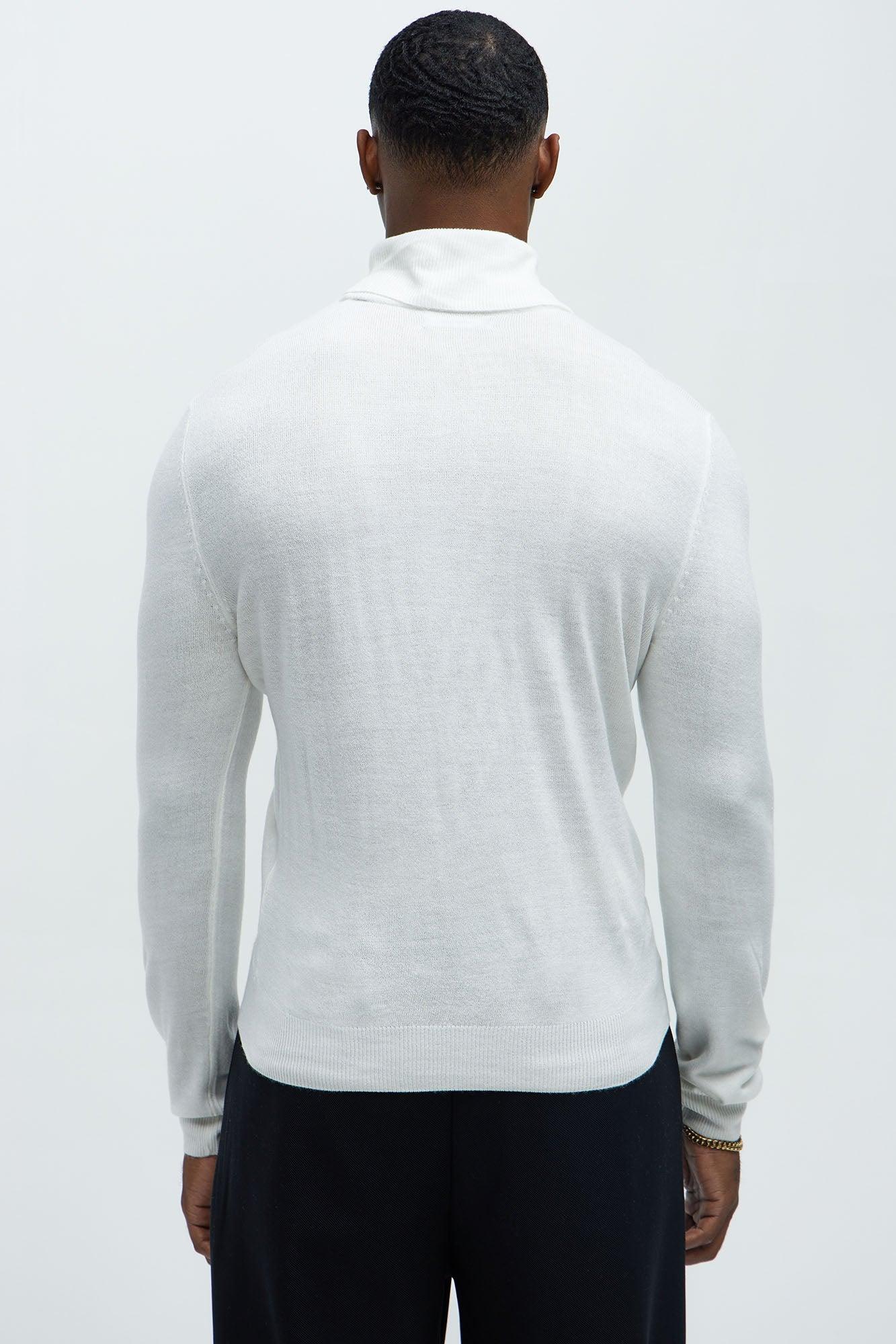 DeAngelo Turtleneck Sweater - Off White Product Image