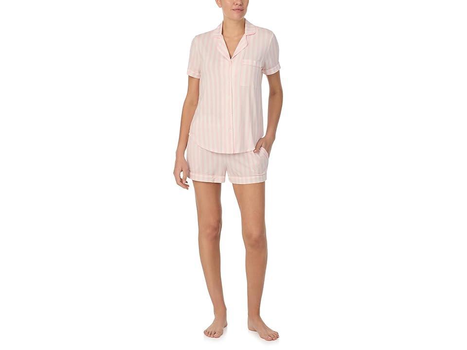 kate spade new york Striped Print Jersey Knit Coordinating Pajama Set Product Image
