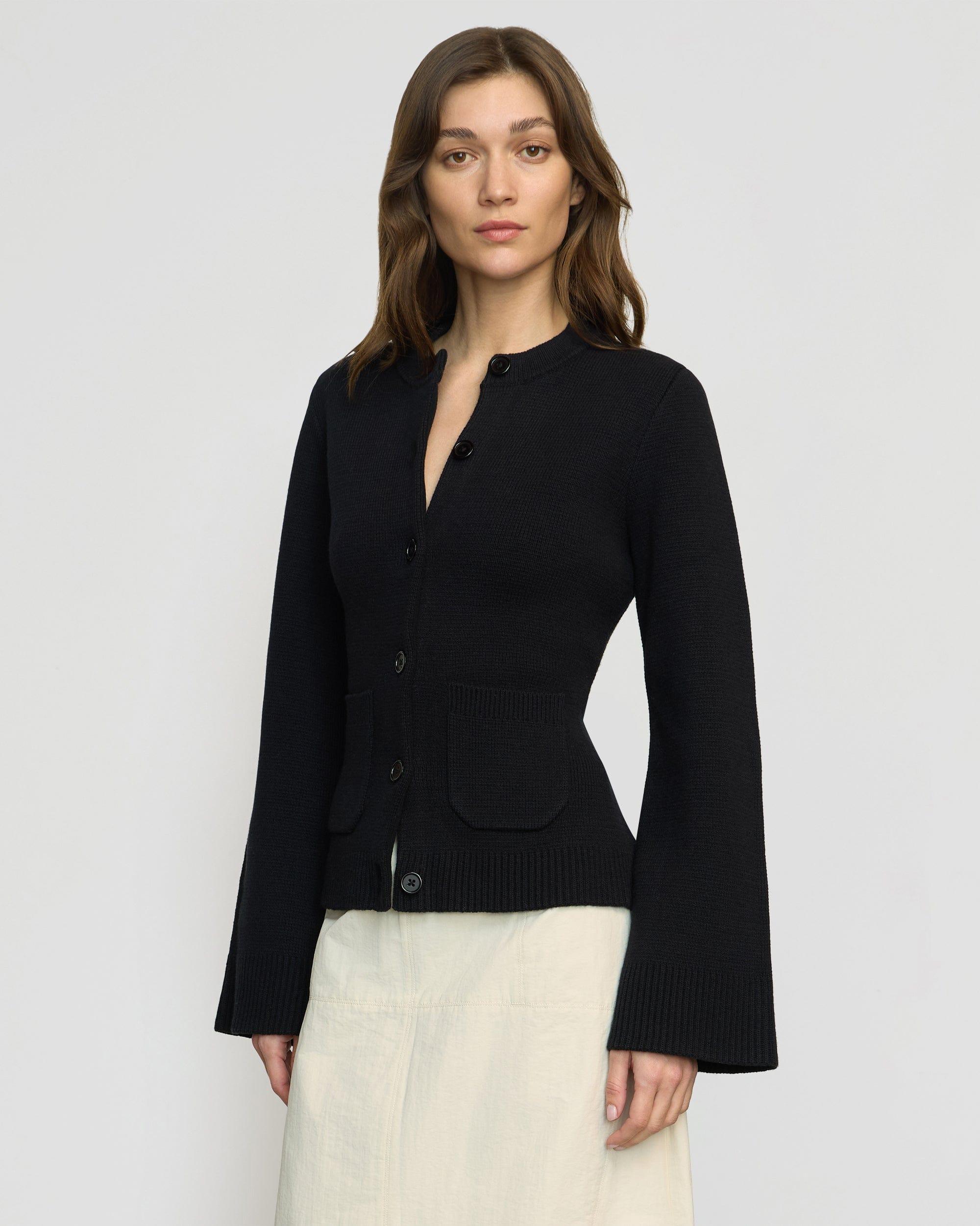 Eames Organic Cotton-Wool Button Cardigan Product Image